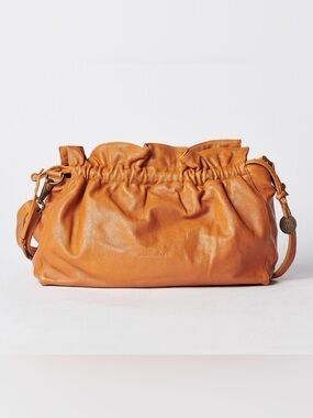 WANDERERS TRAVEL CO. MARLEY LEATHER HANDBAG BAG TAN